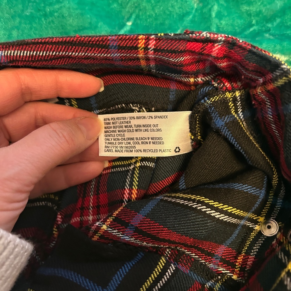 Harajuku Mini for Target boy plaid skinny pants - Picture 4 of 6